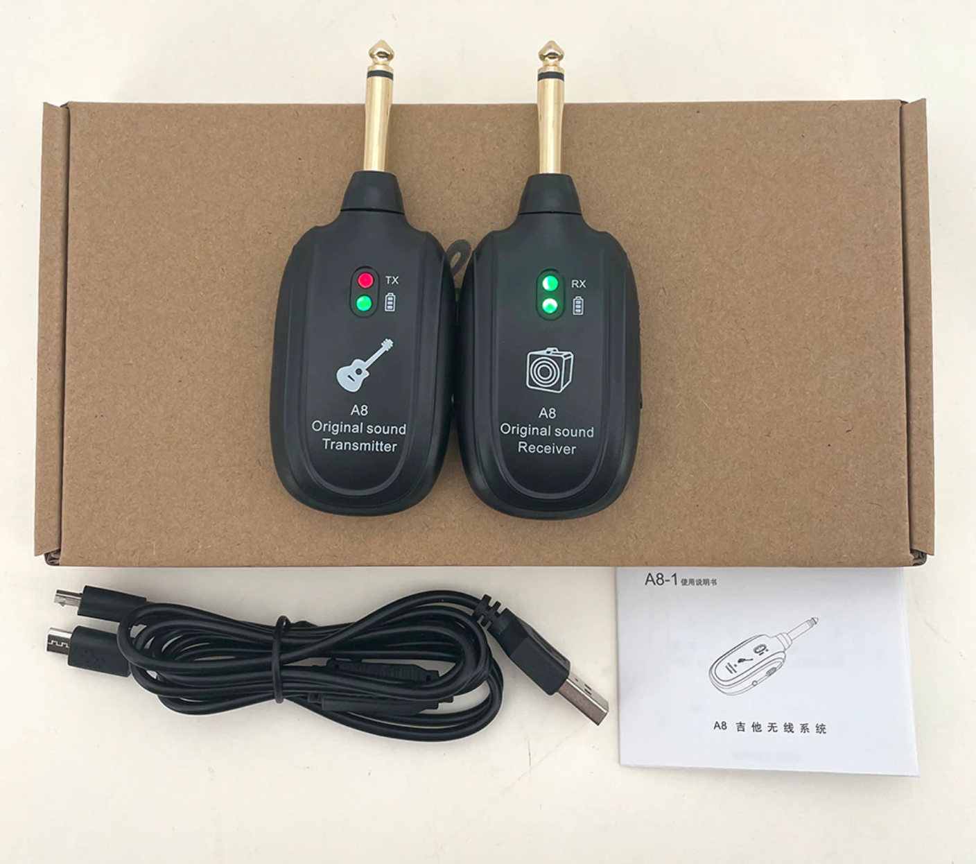 Belaidis gitaros siųstuvas ir imtuvas - Originalu-pigu