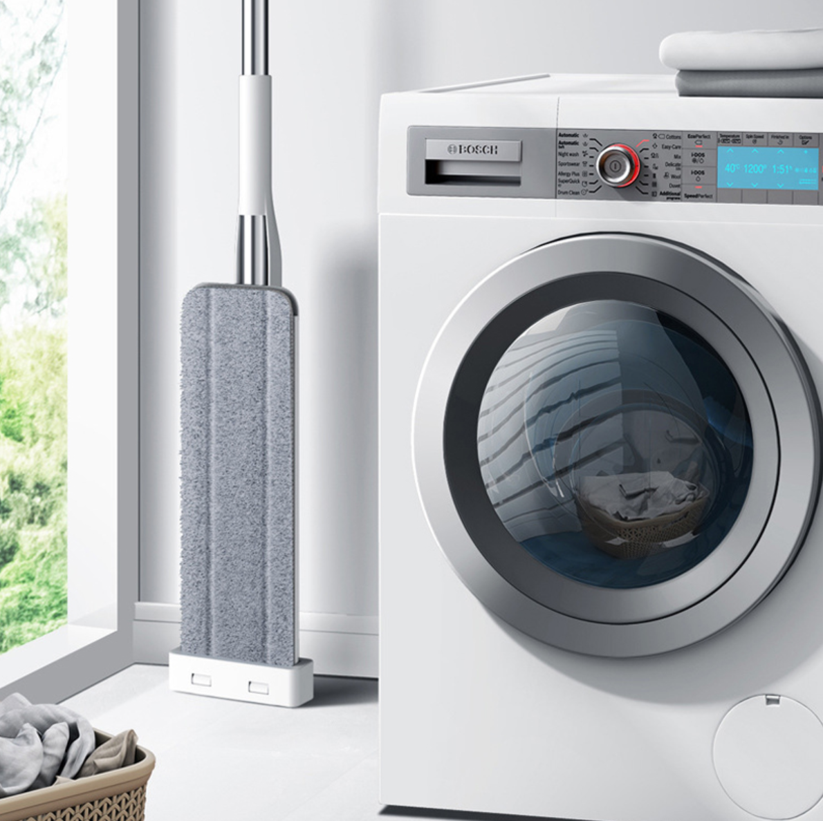 Šluota su automatiniu vandens išstūmimu - Originalu-pigu