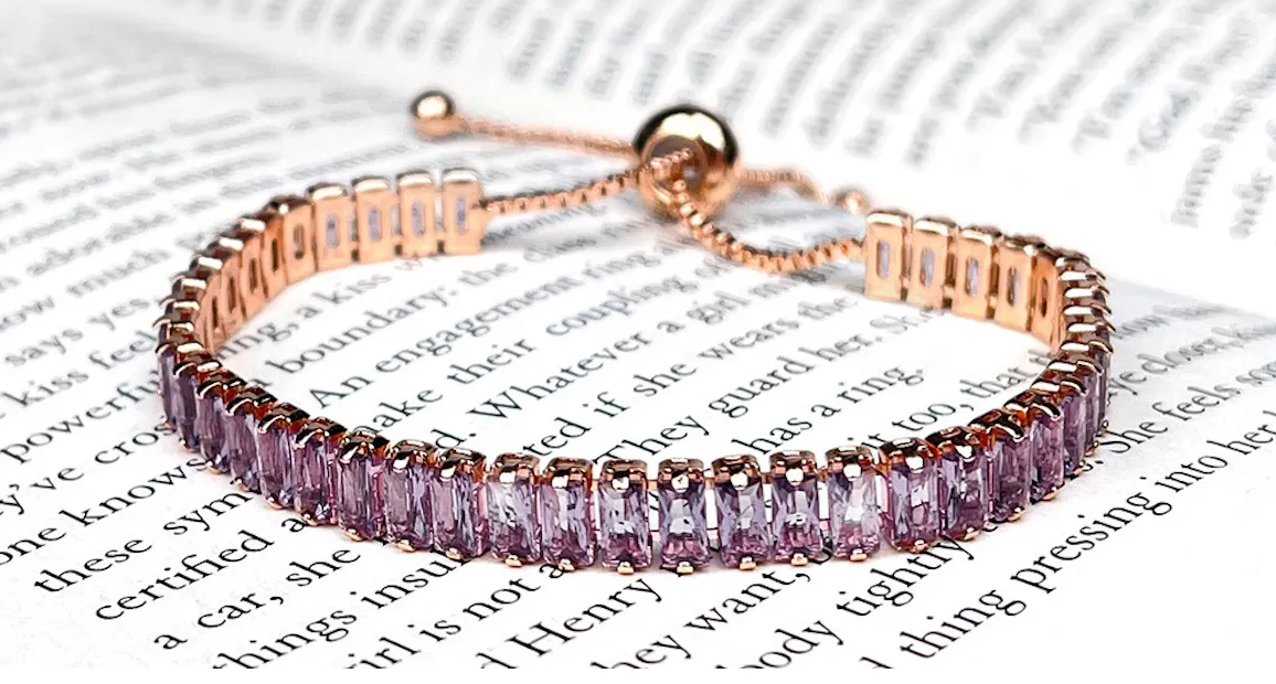 Apyrankė iš zirkonio kvadratėlių - Originalu-pigu