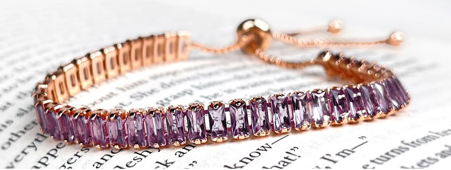 Apyrankė iš zirkonio kvadratėlių - Originalu-pigu