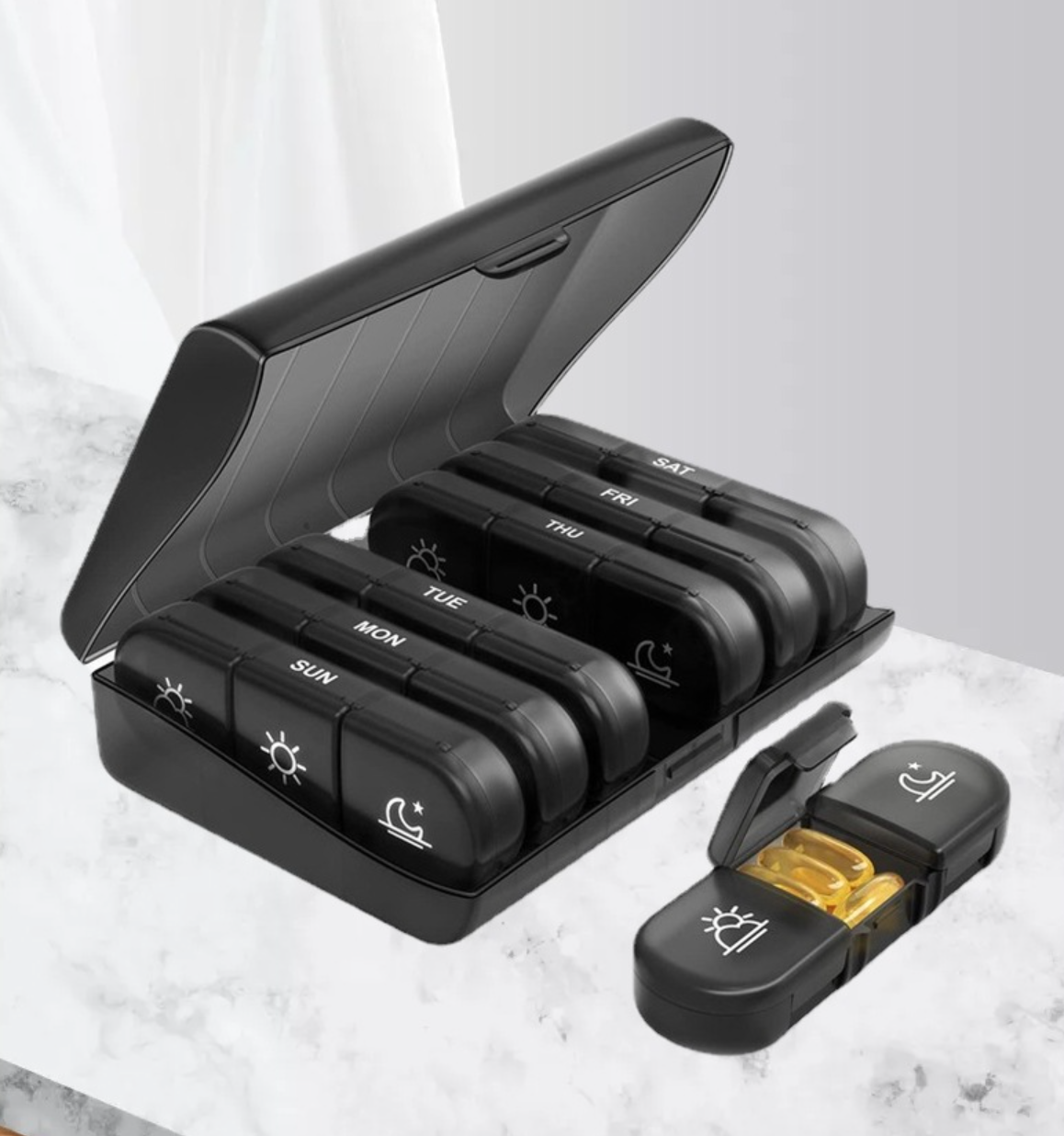 7 dienų tablečių dėžutė - Originalu-pigu