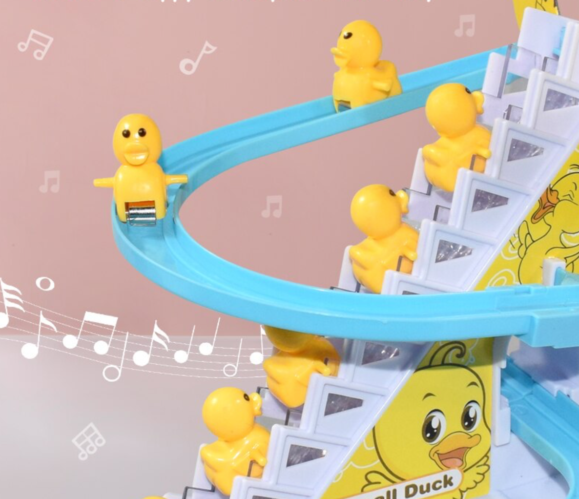 Grojanti čiuožykla su ančiukais - Originalu-pigu