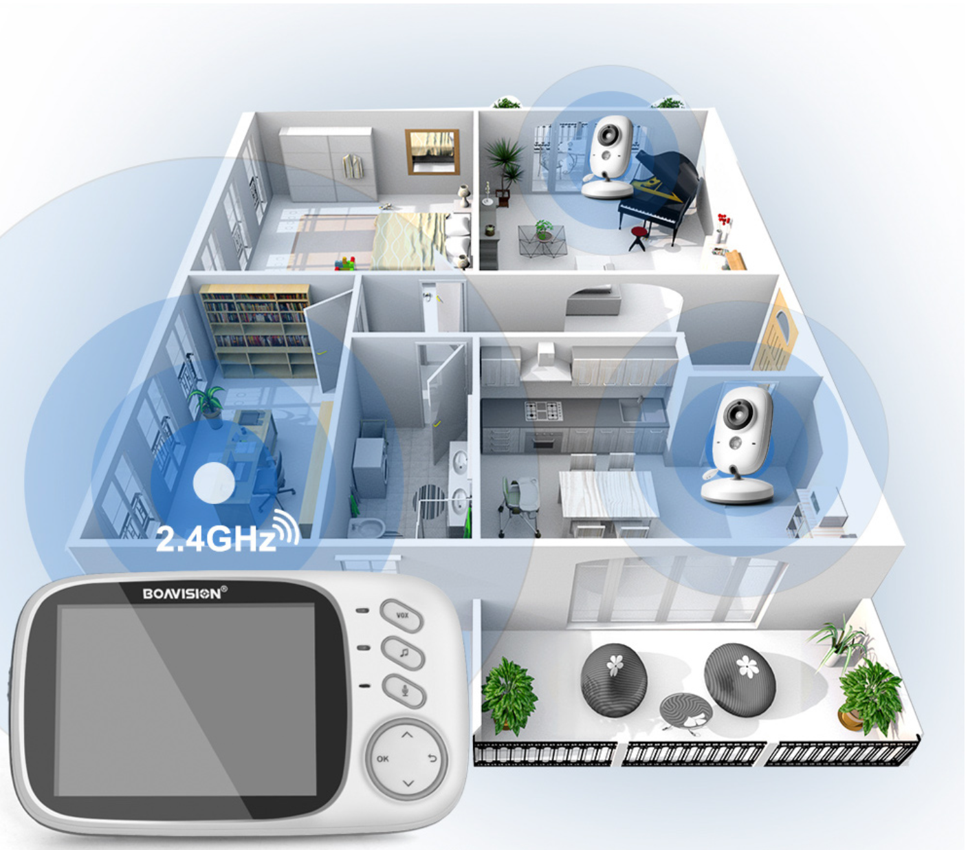 Kūdikių stebėjimo kamera - Originalu-pigu