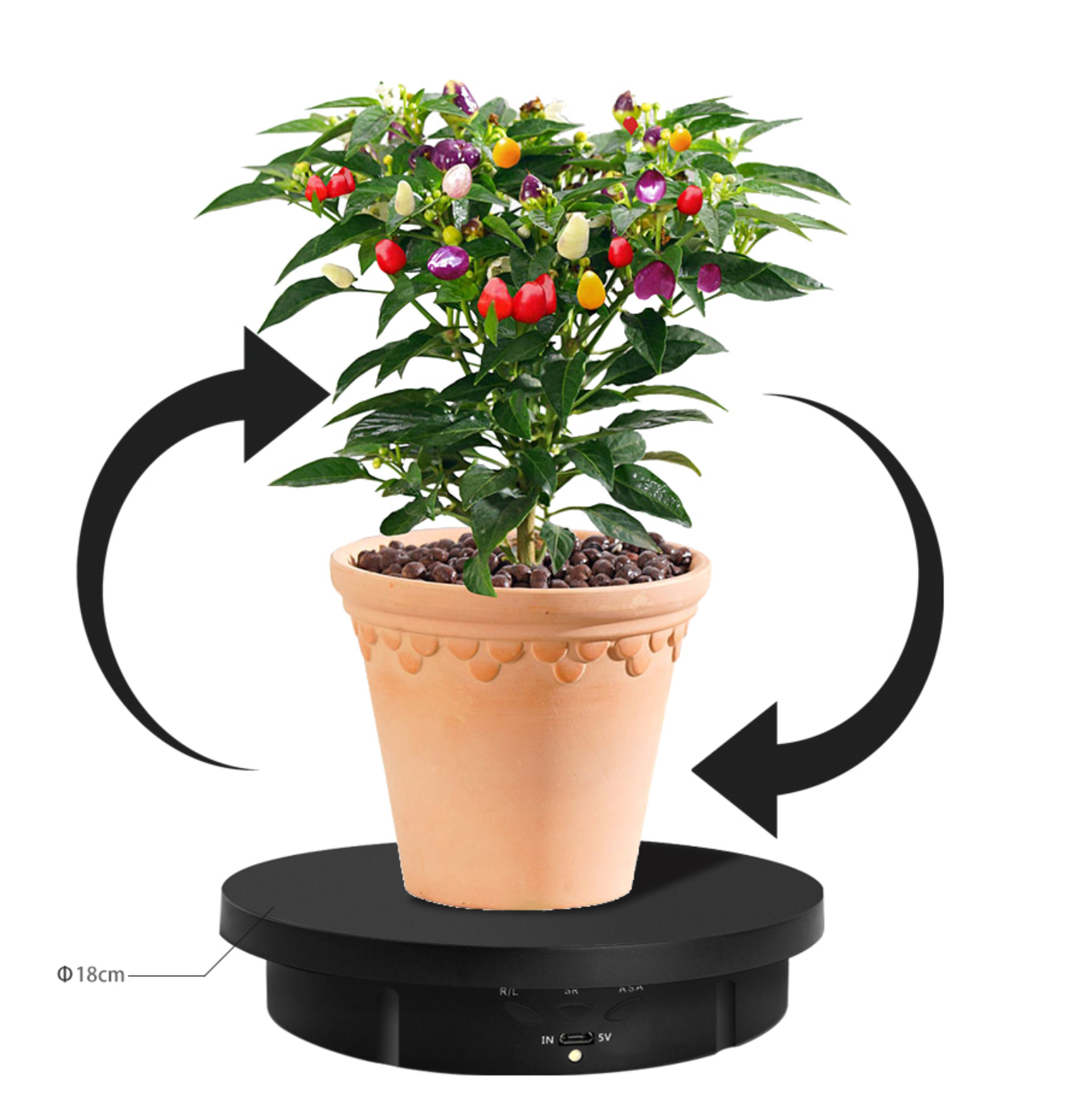 360° laipsnių besisukantis staliukas - Originalu-pigu