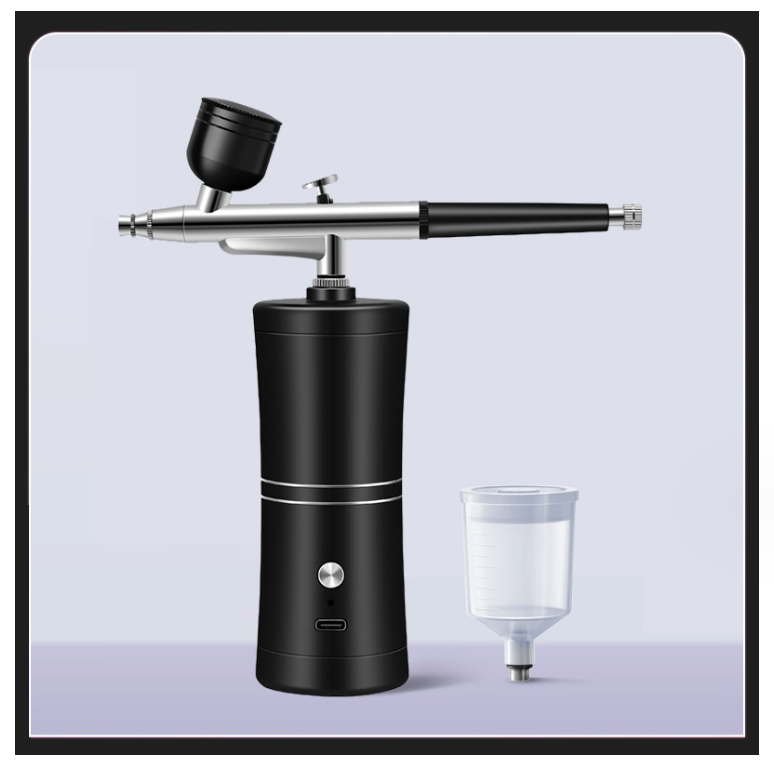 Belaidis oro purkštuvas su kompresoriumi - Originalu-pigu