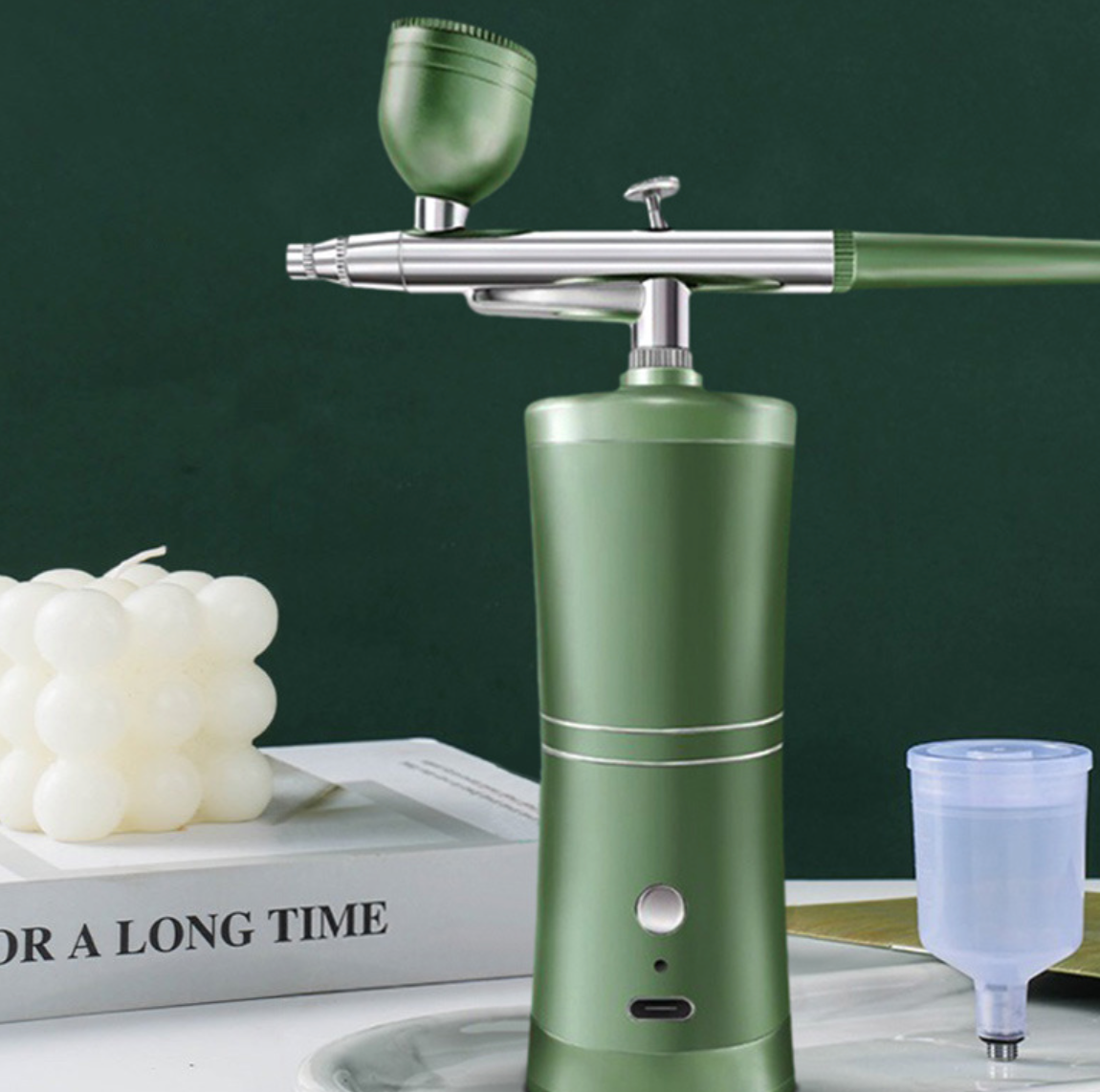 Belaidis oro purkštuvas su kompresoriumi - Originalu-pigu