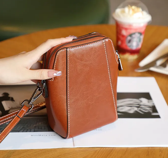 Vaškuotos odos rankinukas - Originalu-pigu