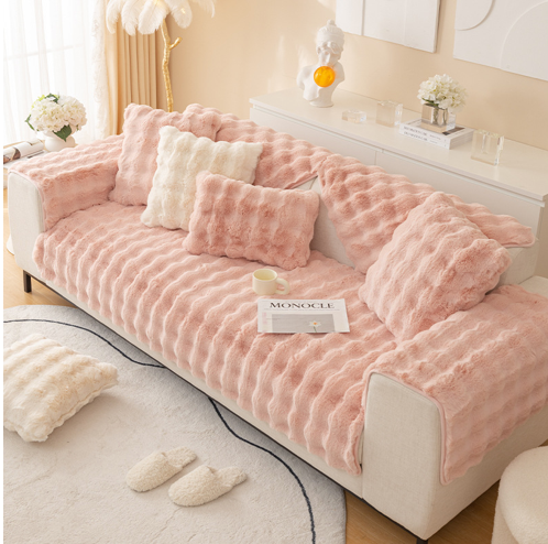 Pliušinis sofos ir pagalvių užvalkalas - Originalu-pigu