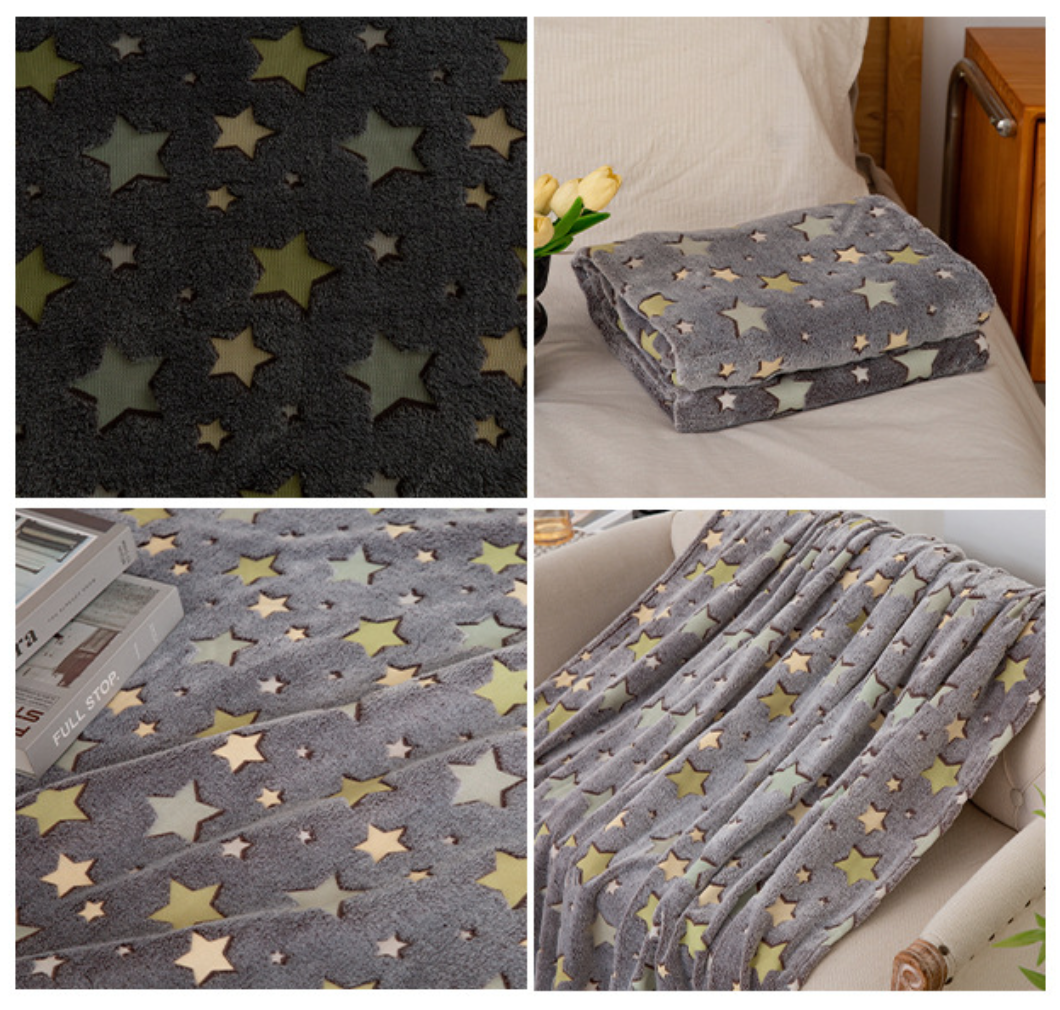 Šilta tamsoje šviečianti antklodė - Originalu-pigu