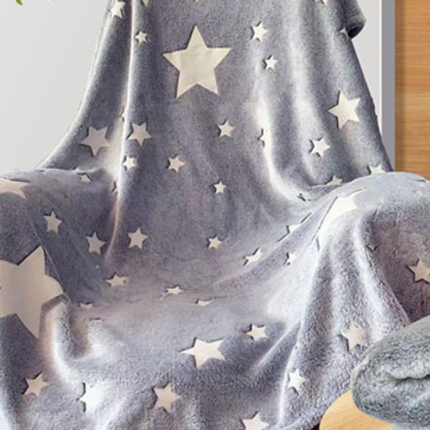 Šilta tamsoje šviečianti antklodė - Originalu-pigu