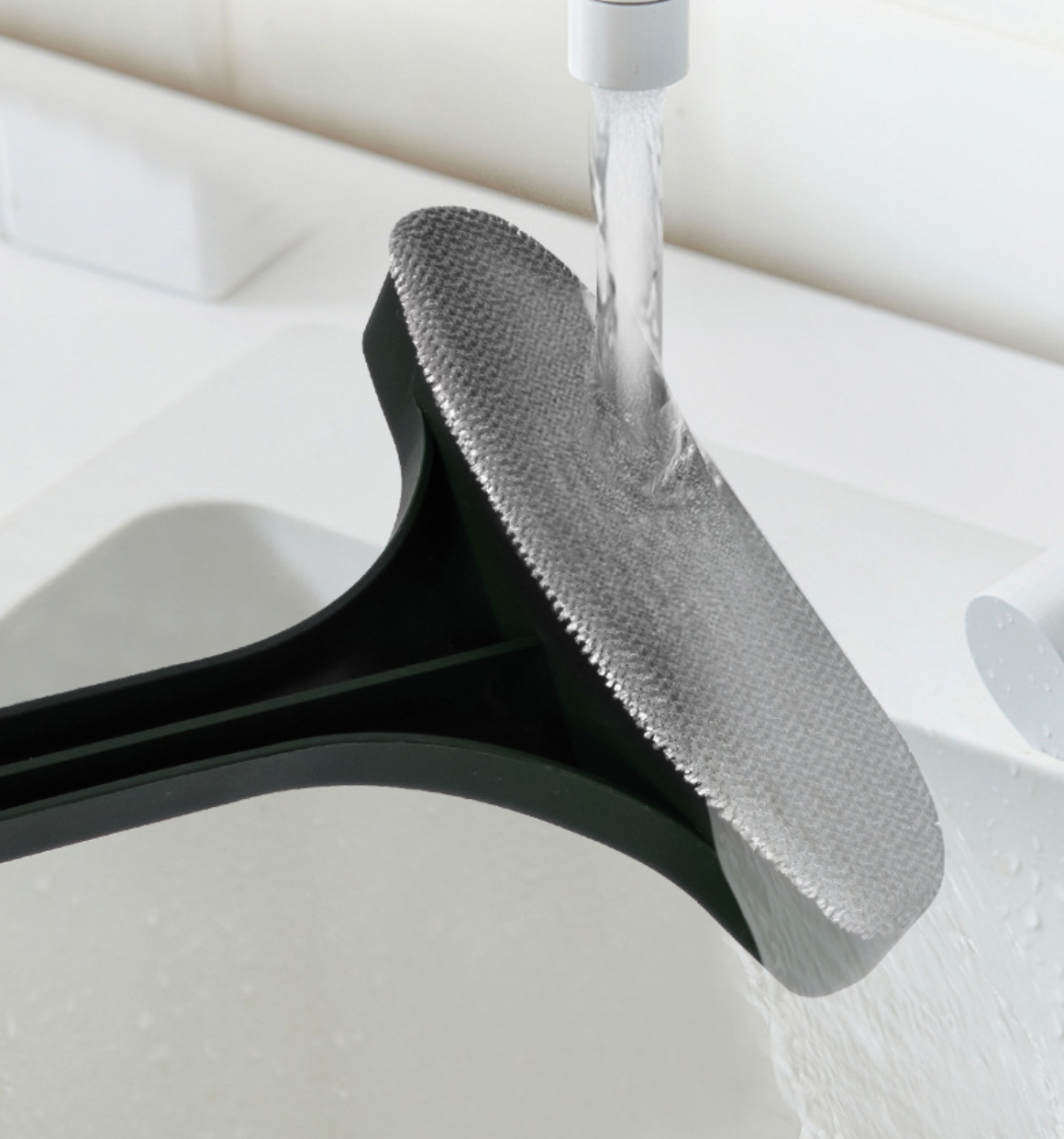 Dvipusis valymo šepetys ilga rankena - Originalu-pigu