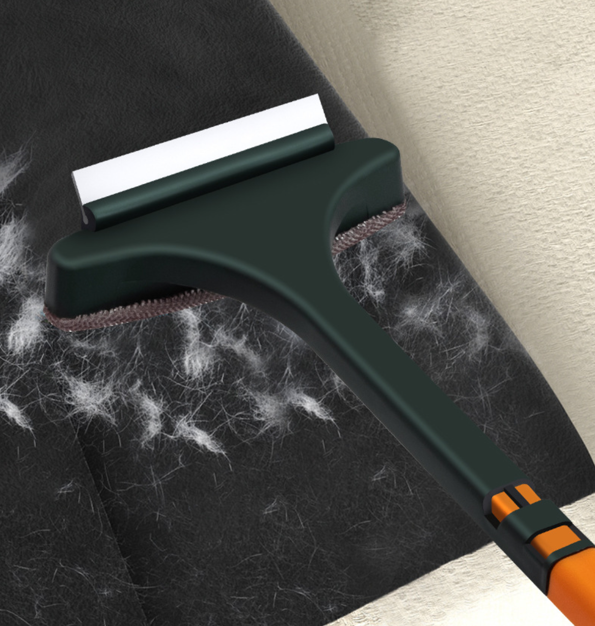 Dvipusis valymo šepetys ilga rankena - Originalu-pigu