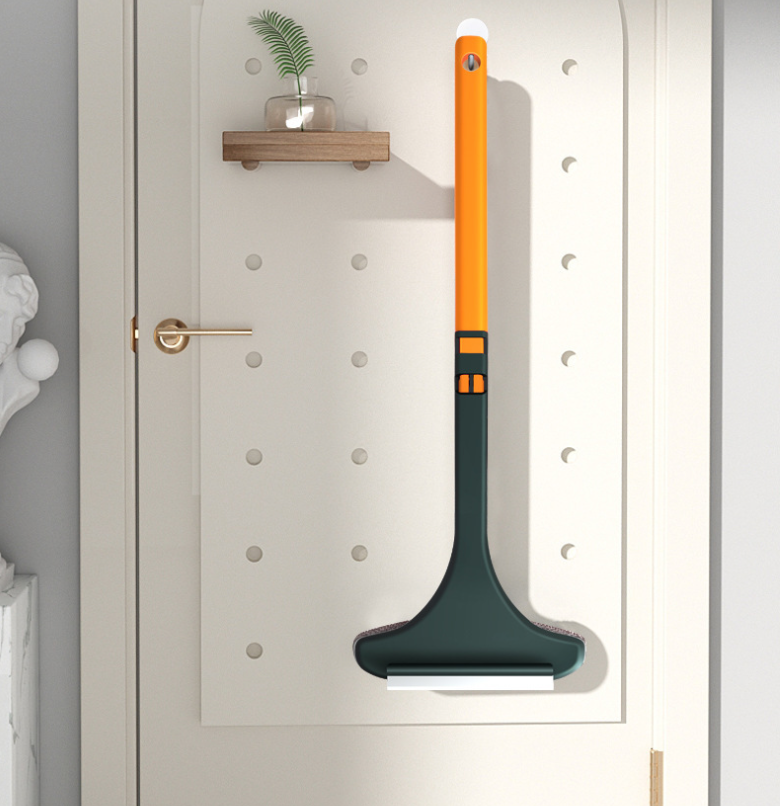 Dvipusis valymo šepetys ilga rankena - Originalu-pigu