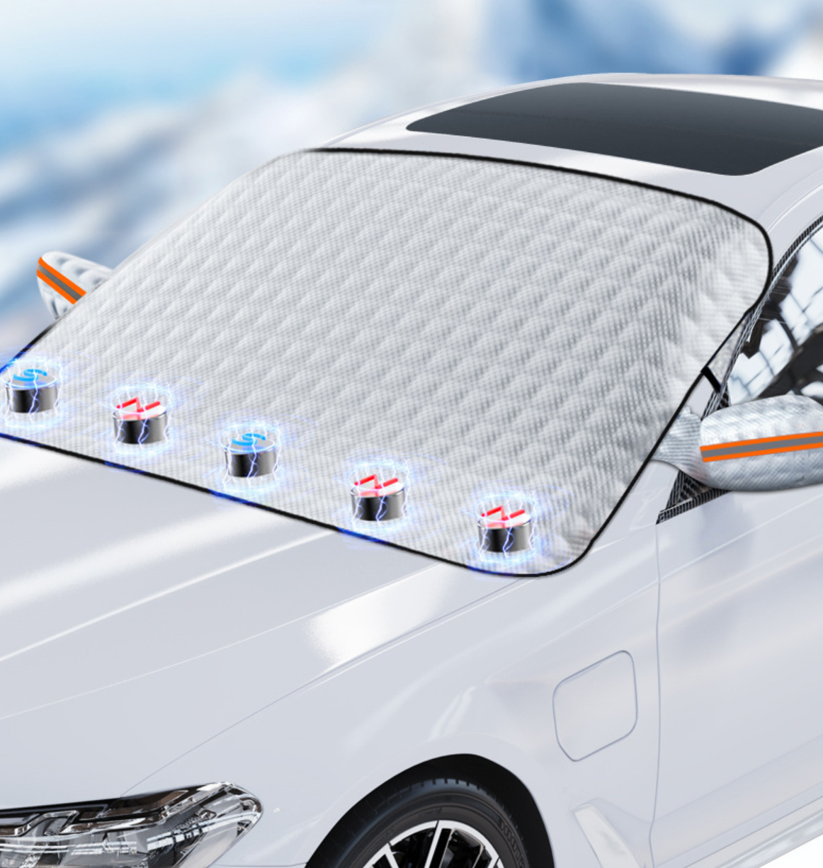 Magnetinis priekinio automobilio stiklo uždangalas - Originalu-pigu