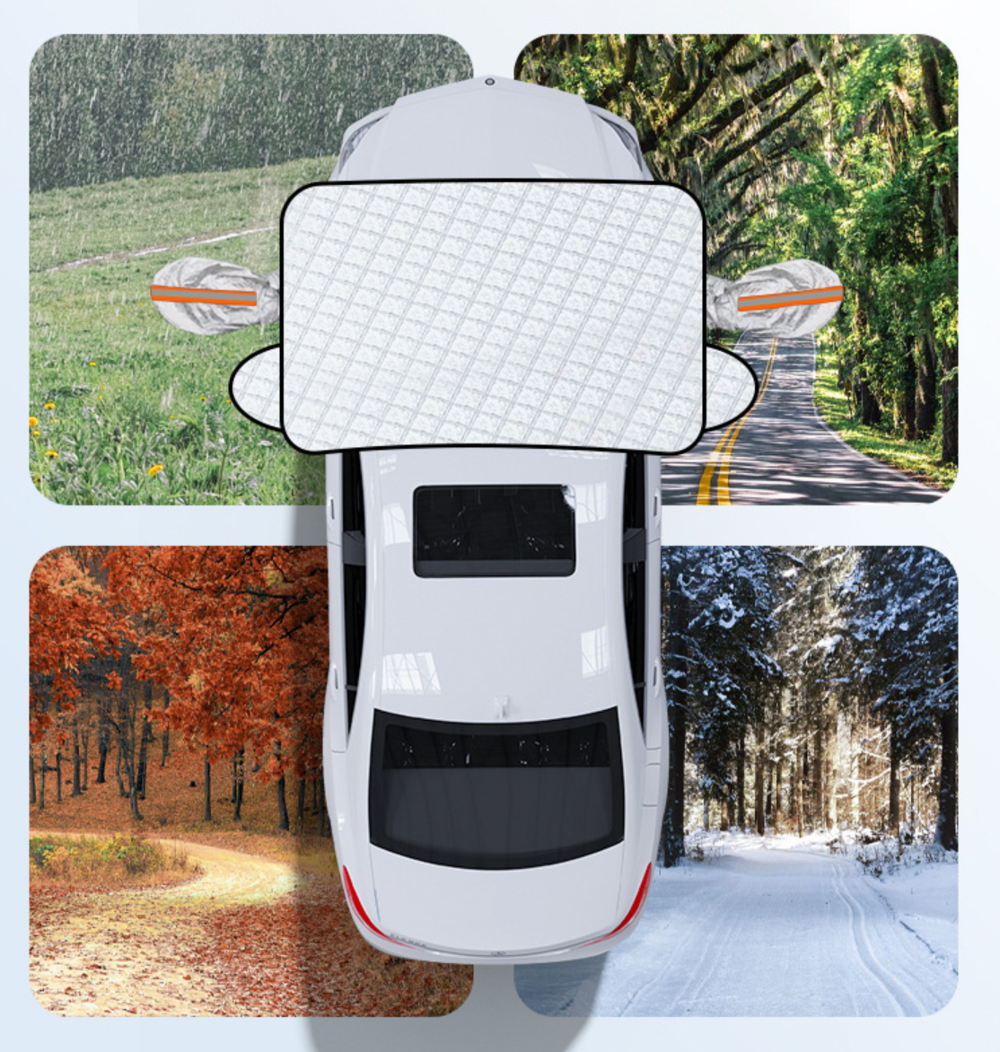 Magnetinis priekinio automobilio stiklo uždangalas - Originalu-pigu