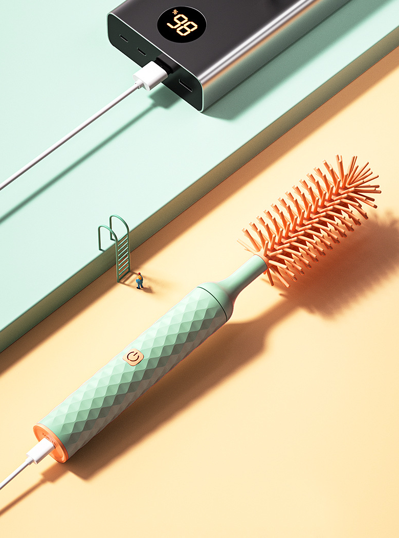 Slikoninis buteliukų valymo rinkinys - Originalu-pigu