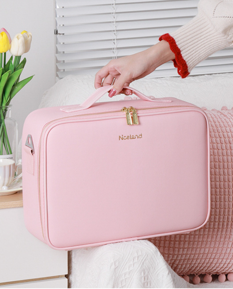 Didelė kosmetinė su LED veidrodžiu - Originalu-pigu