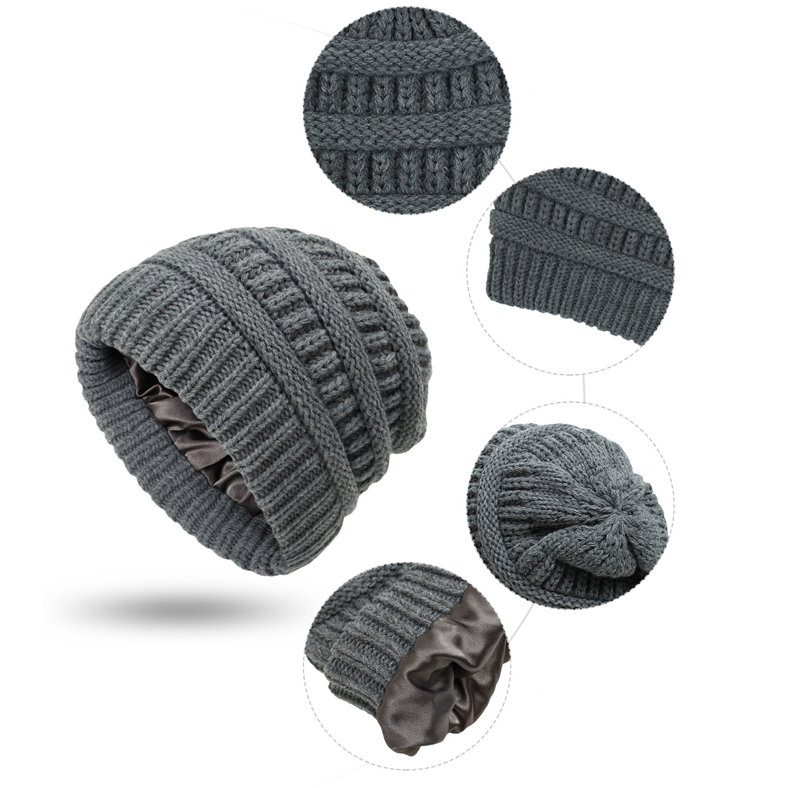 Moteriška šilta kepurė su švelniu pamušalu - Originalu-pigu