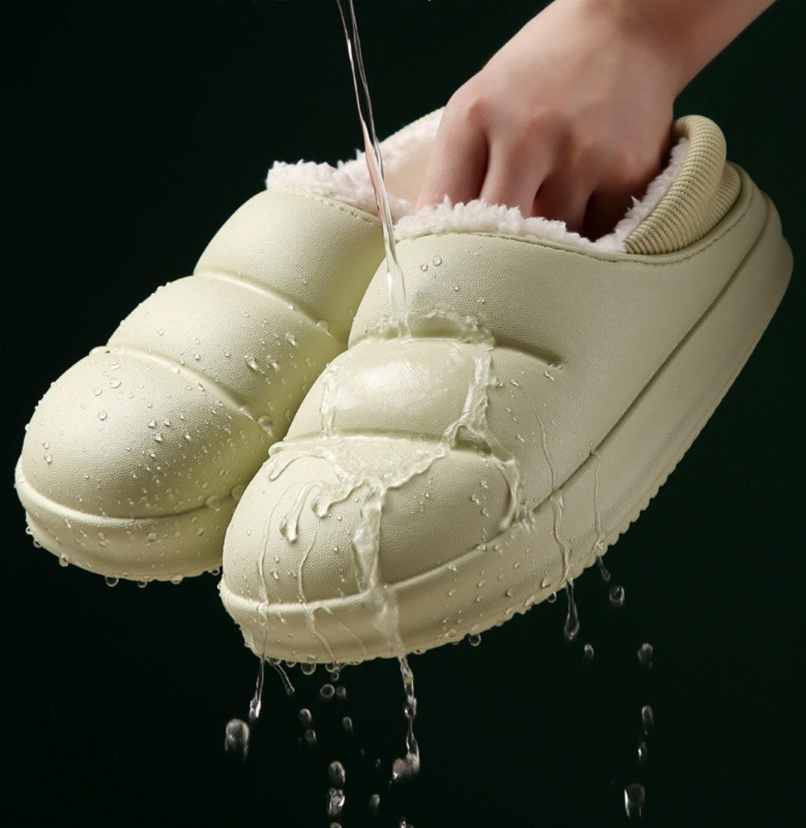 Pliušinės vandeniui atsparios šlepetės - Originalu-pigu