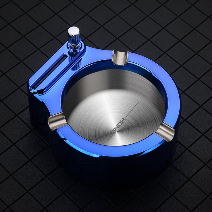 Metalinė peleninė su žiebtuvėliu - Originalu-pigu