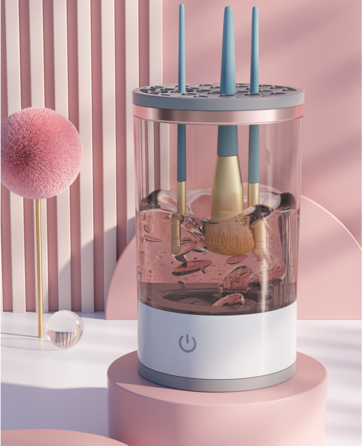 Elektrinis makiažo šepetėlių valytuvas - Originalu-pigu