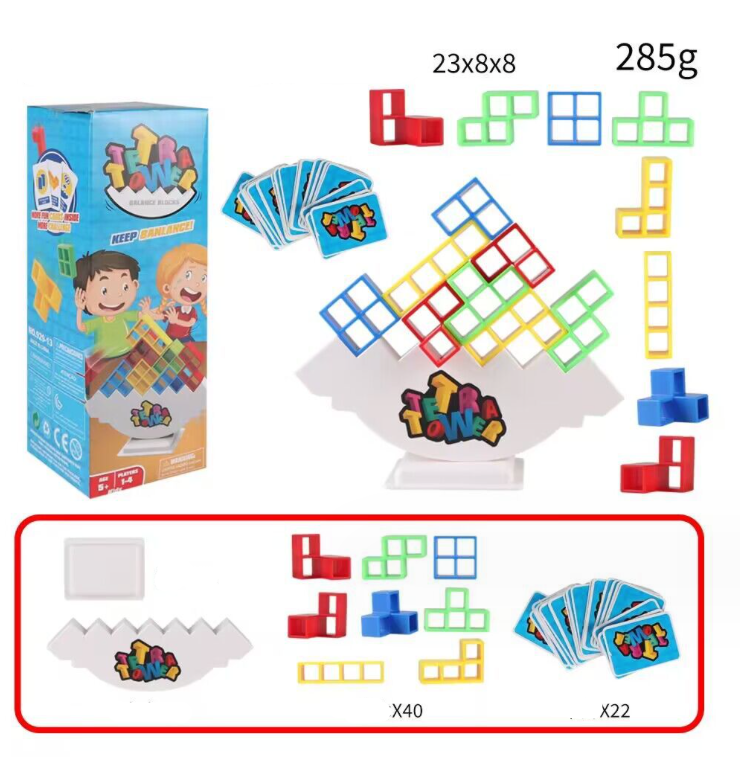 Tetris griūnantis bokštas: smagus žaidimas visai šeimai! - Originalu-pigu