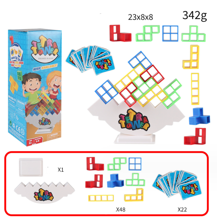 Tetris griūnantis bokštas: smagus žaidimas visai šeimai! - Originalu-pigu