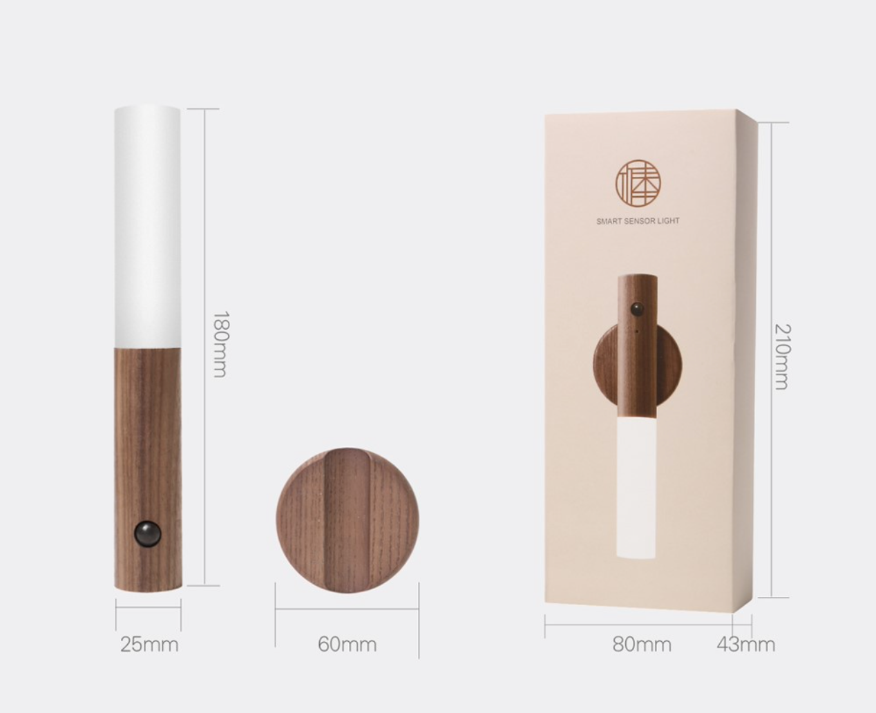 LED šviestuvas su judesio jutikliu - Originalu-pigu