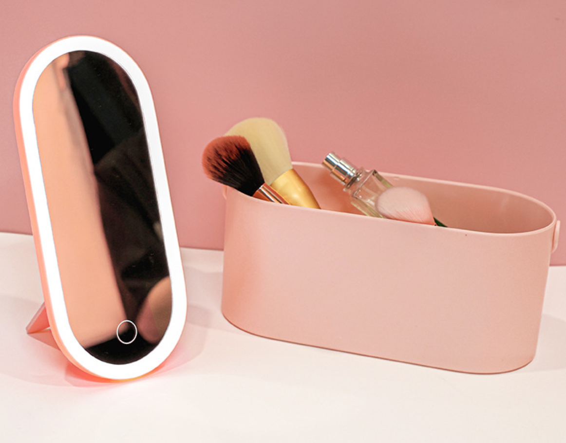 Kosmetikos dėžutė su LED šviesa - Originalu-pigu