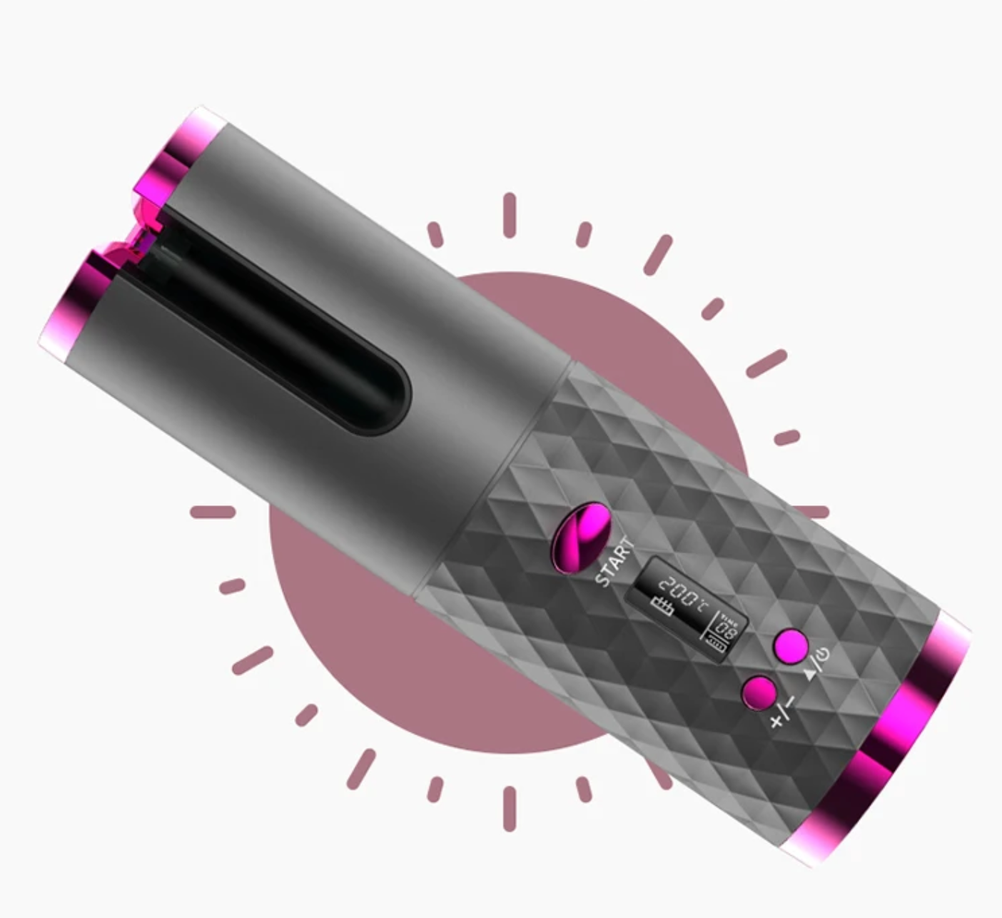 Belaidis plaukų garbanojimo prietaisas - Originalu-pigu