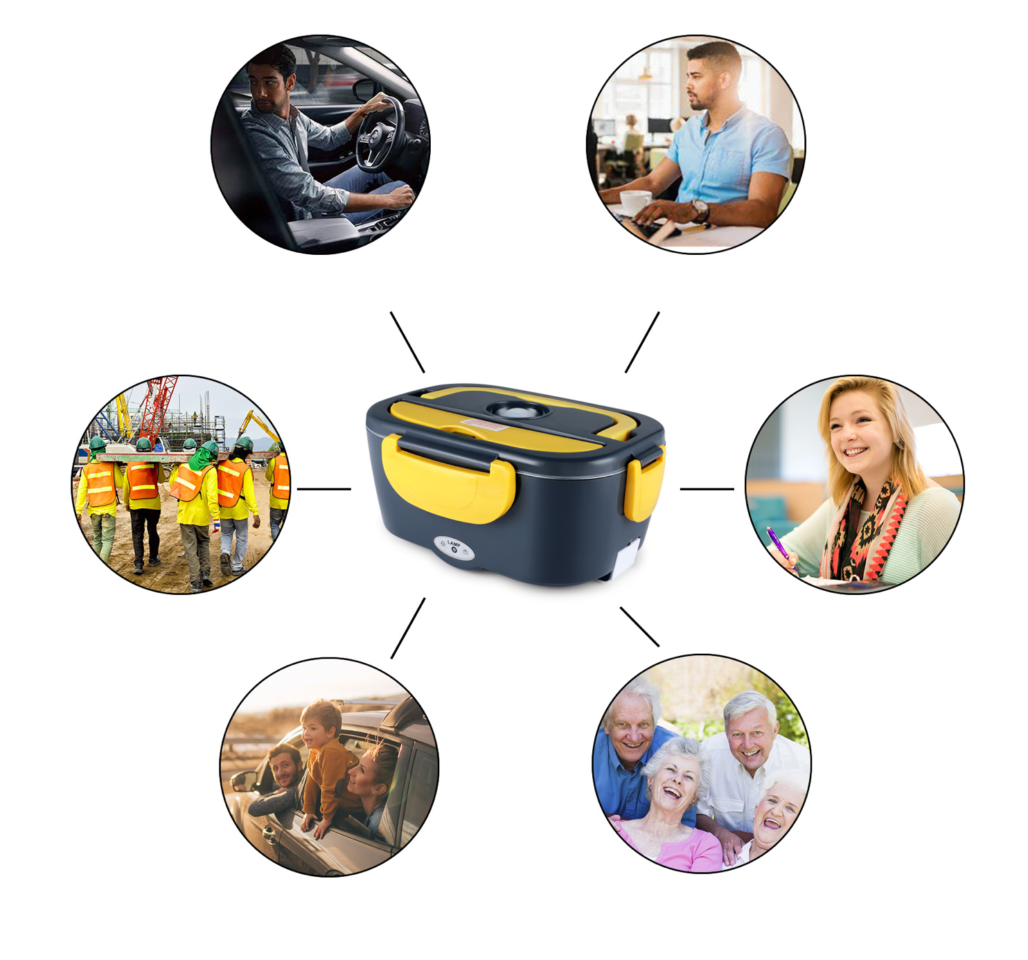 Pietų dėžutė su maisto šildymo funkcija - Originalu-pigu