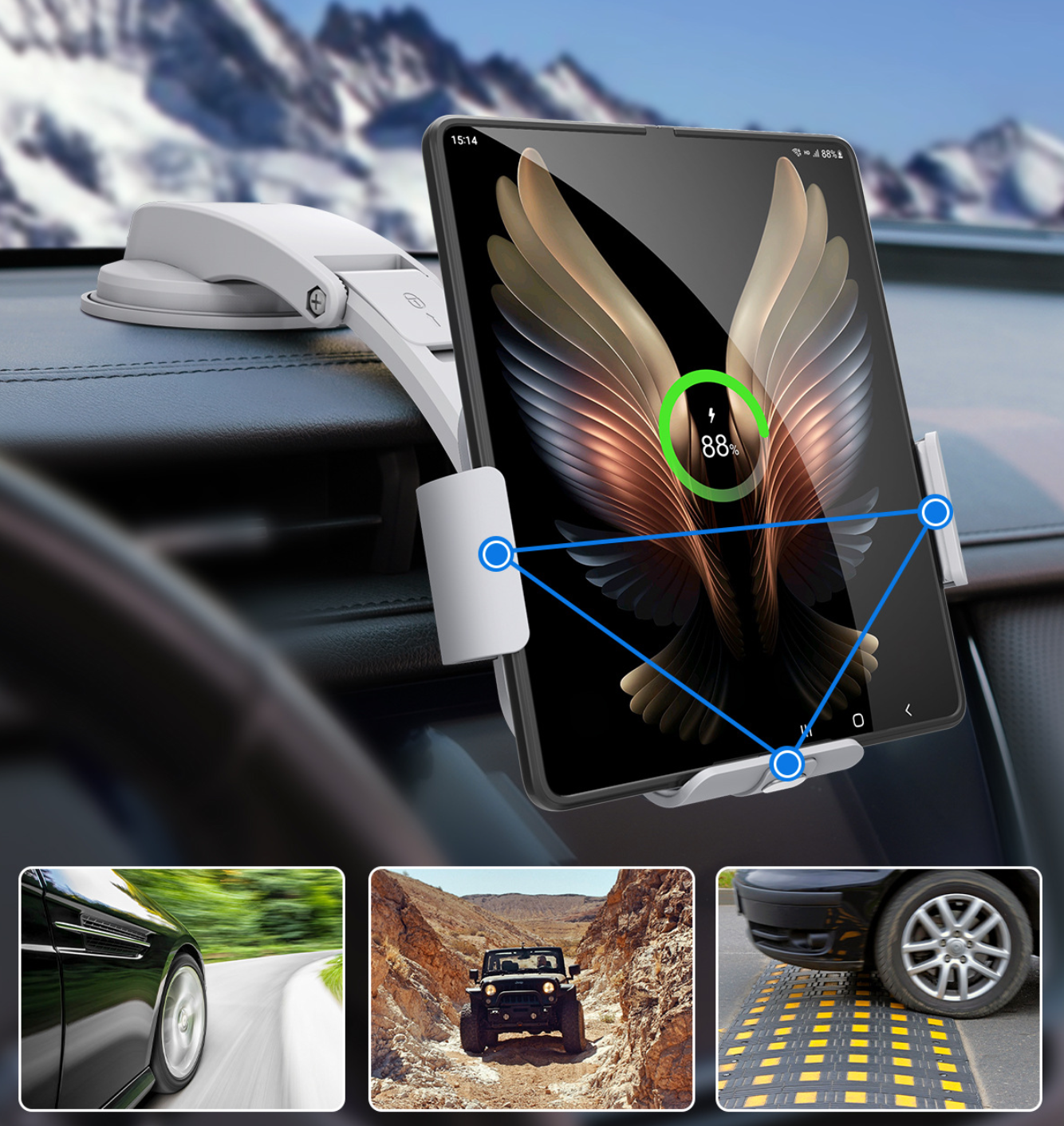Išmaniųjų įrenginių pakrovėjas automobiliui - Originalu-pigu