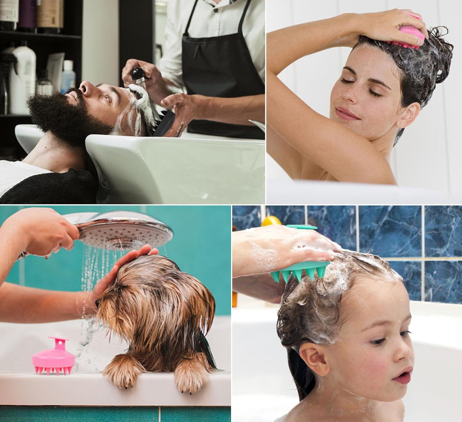 Skalpo masažuoklis - Originalu-pigu