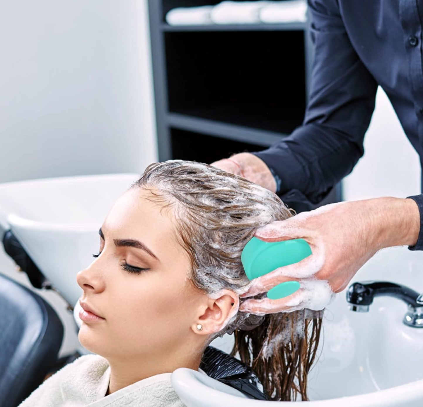 Skalpo masažuoklis - Originalu-pigu