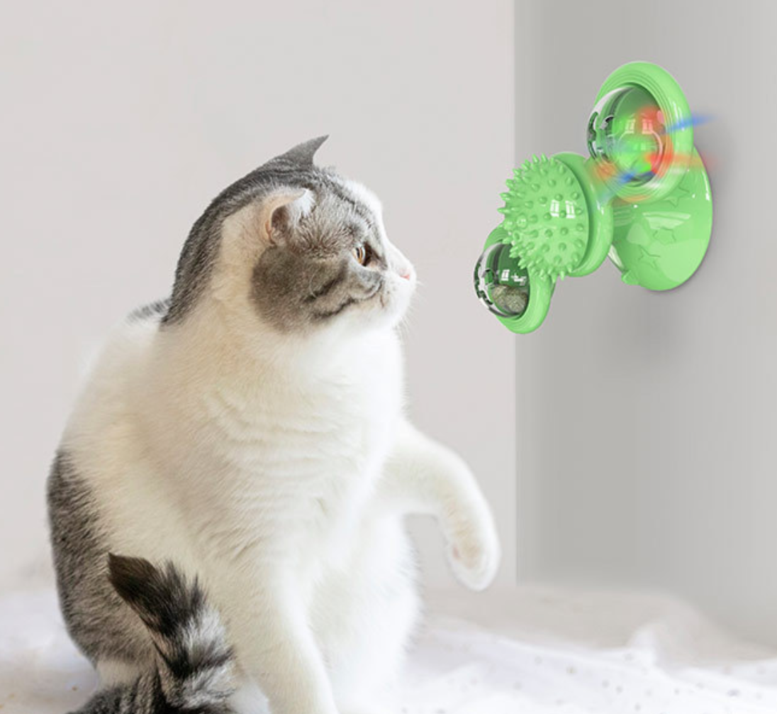 Besisukantis malūnėlis katėms - Originalu-pigu