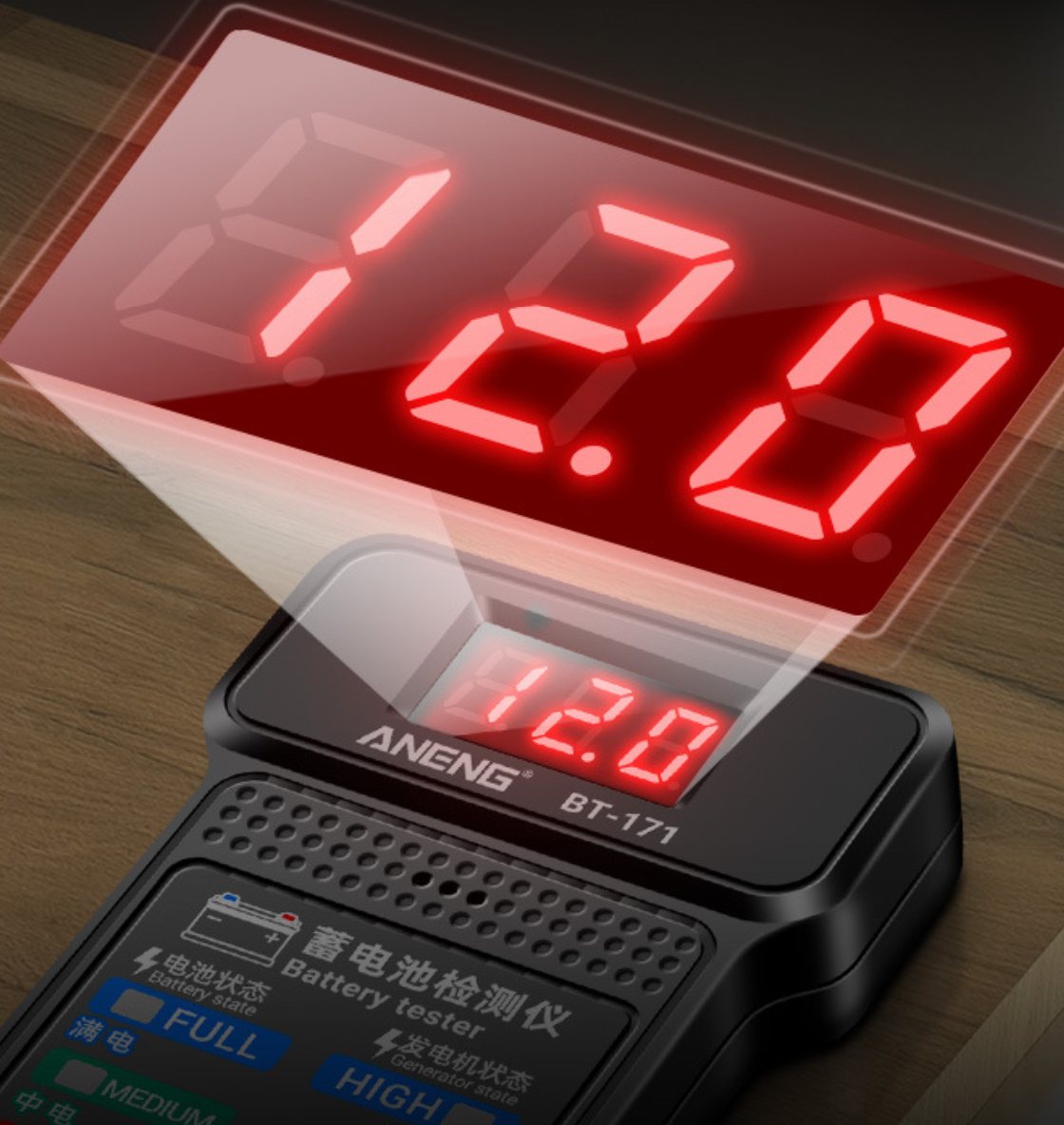 Automobilio akumuliatoriaus testeris - Originalu-pigu