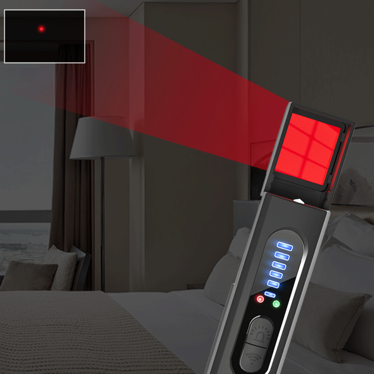 Slaptų kamerų detektorius - Originalu-pigu