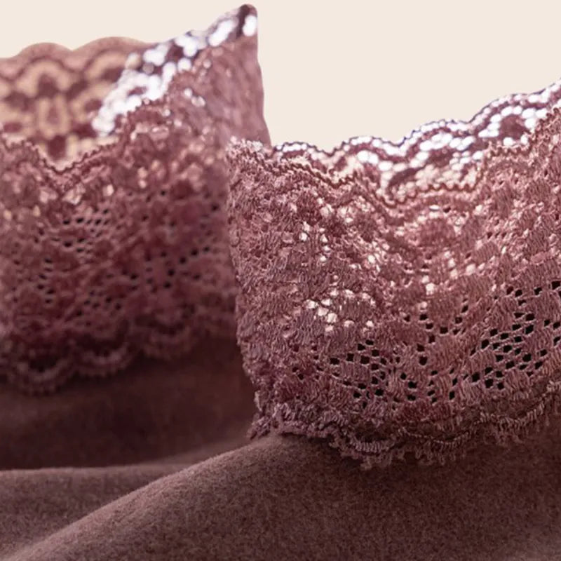 Šiltos nėriniuotos kojinės (3 poros) - Originalu-pigu