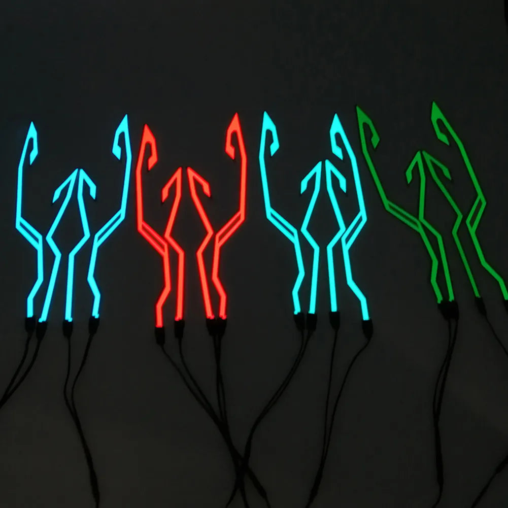 Neoninės šviesos šalmui - Originalu-pigu