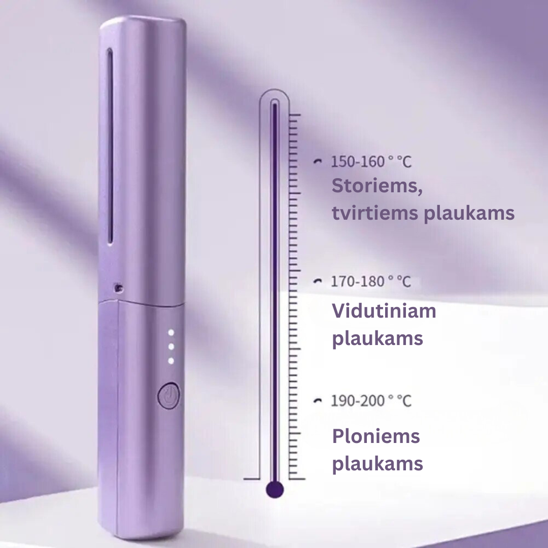 Belaidis plaukų tiesintuvas - Originalu-pigu