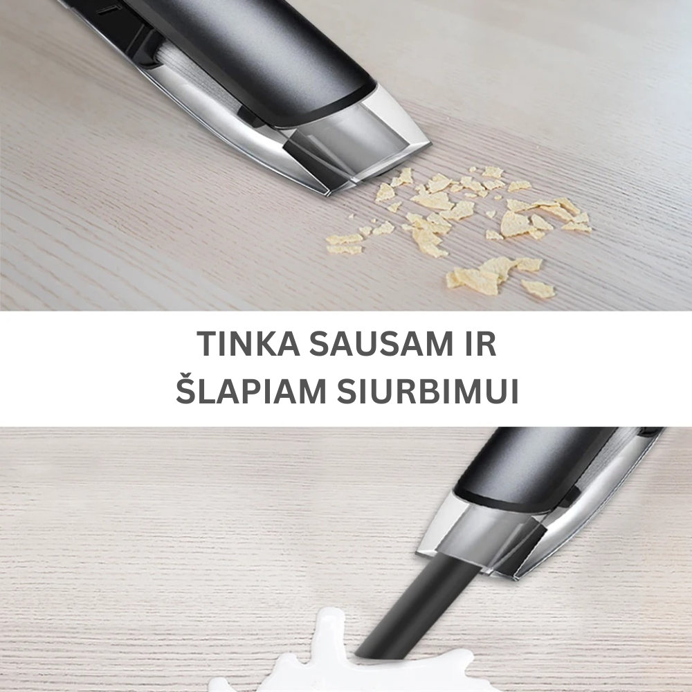 Belaidis rankinis dulkių siurblys - Originalu-pigu