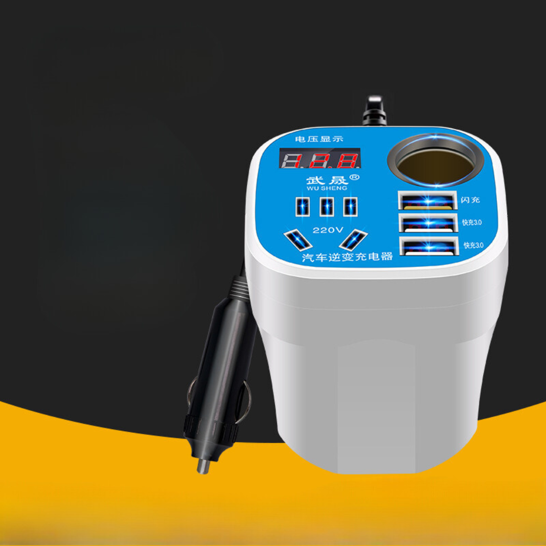 Kelių lizdų įkroviklis automobiliui - Originalu-pigu