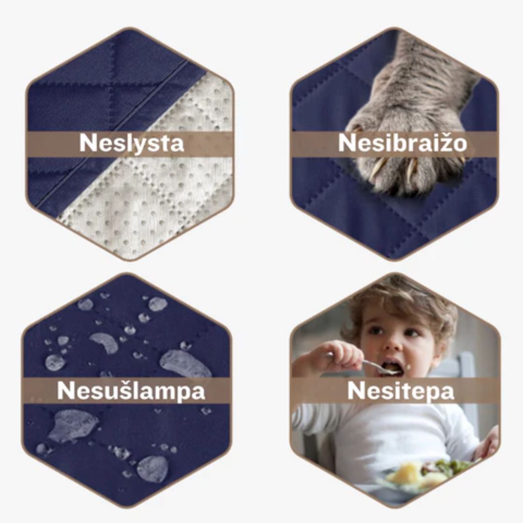 Itin minkštas sofos ir pagalvių užvalkalas - Originalu-pigu