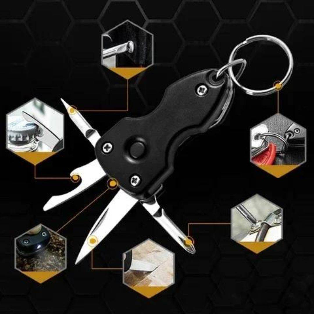 Daugiafunkcinis raktų pakabukas 5 in 1 - Originalu-pigu