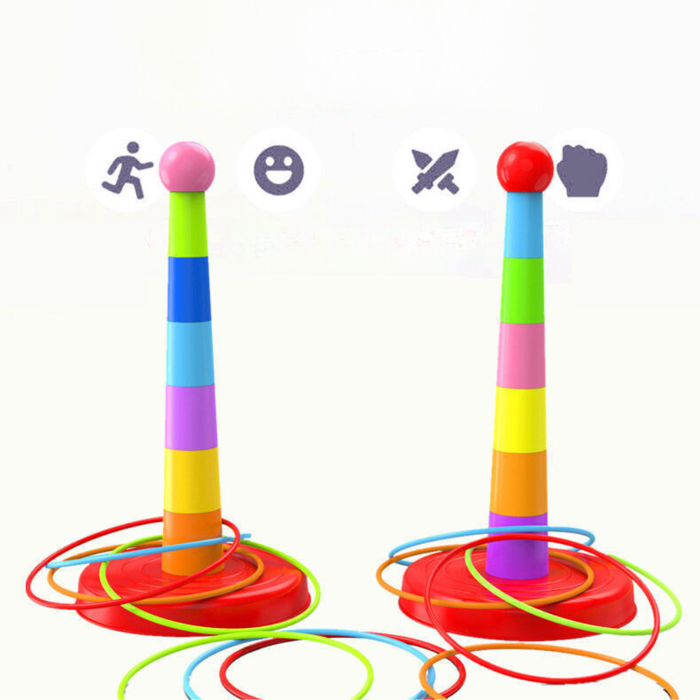 Spalvotų žiedų mėtymo žaidimas - Originalu-pigu