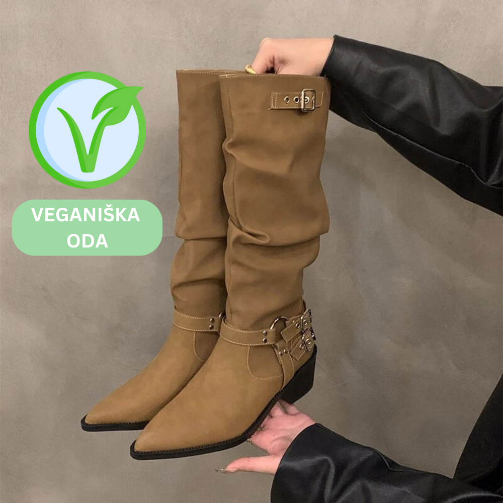 Ilgi moteriški batai su kulniuku - Originalu-pigu