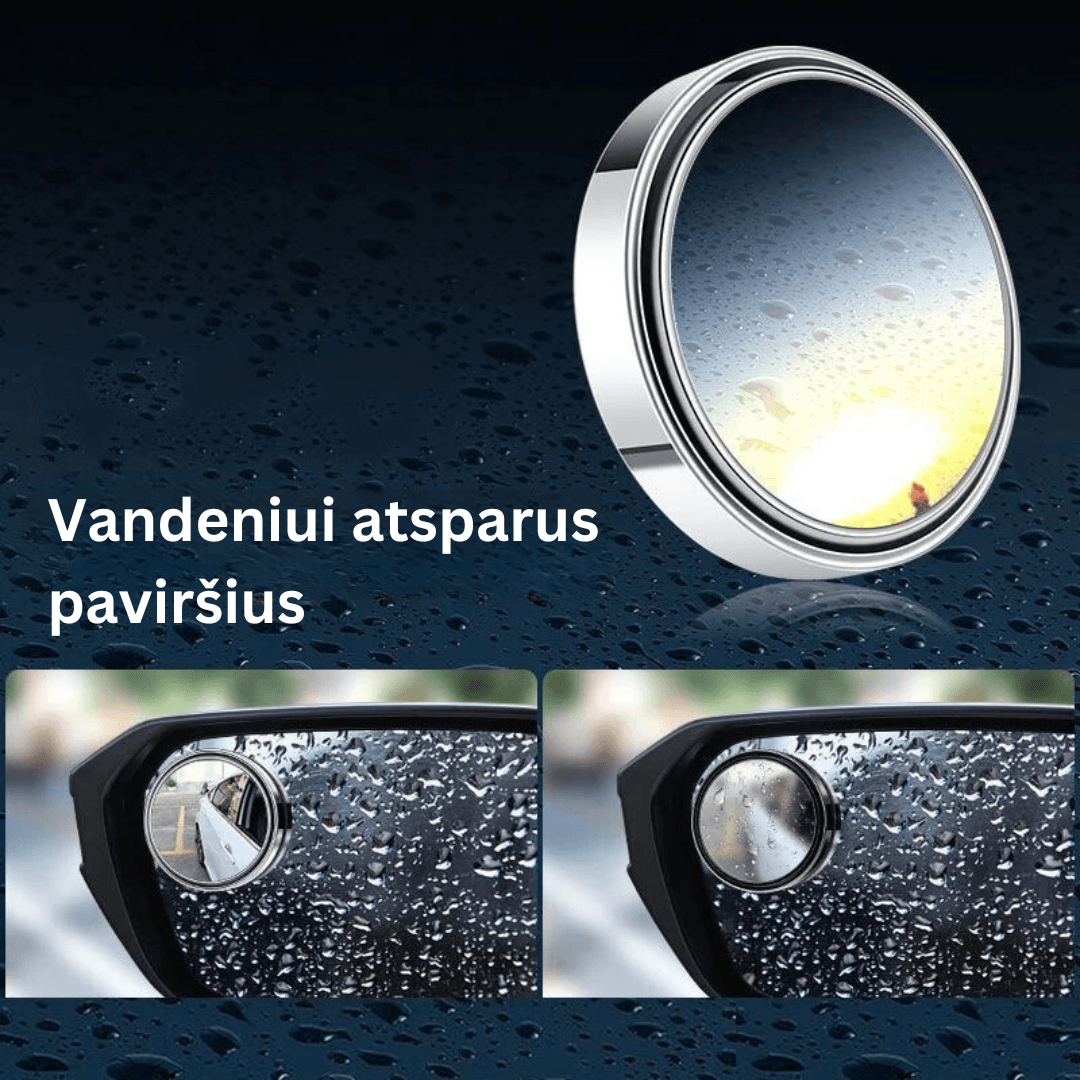 Aklosios zonos galinio vaizdo veidrodėlis (2 vnt.) - Originalu-pigu