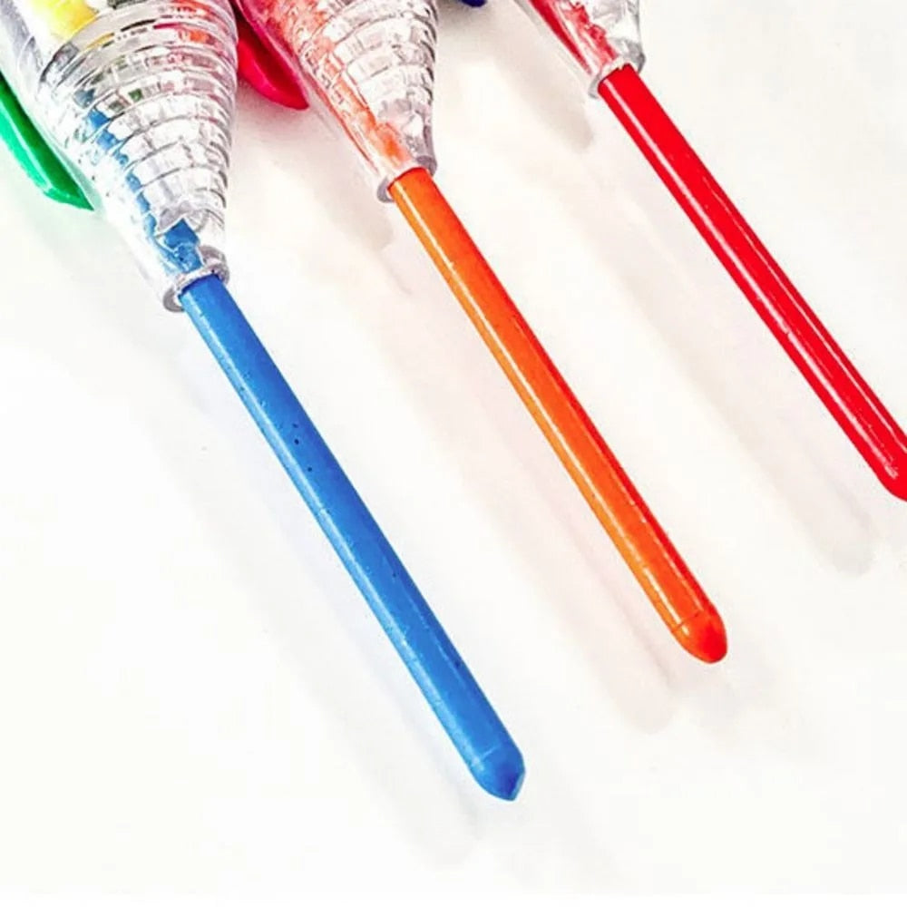 8 spalvų kreidelių rašiklis (3 vnt.) - Originalu-pigu