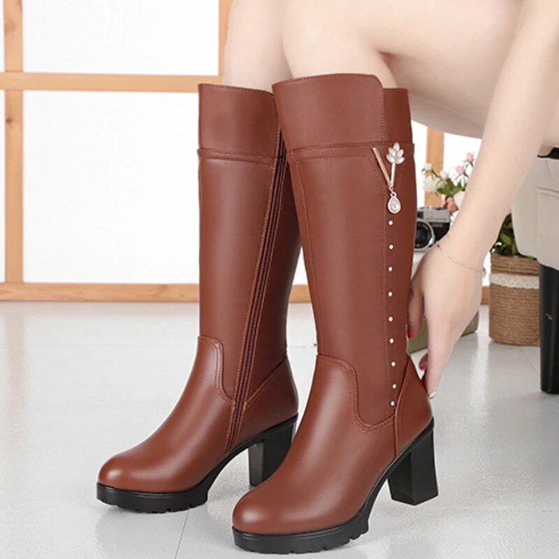 Žieminiai moteriški aukštakulniai - Originalu-pigu