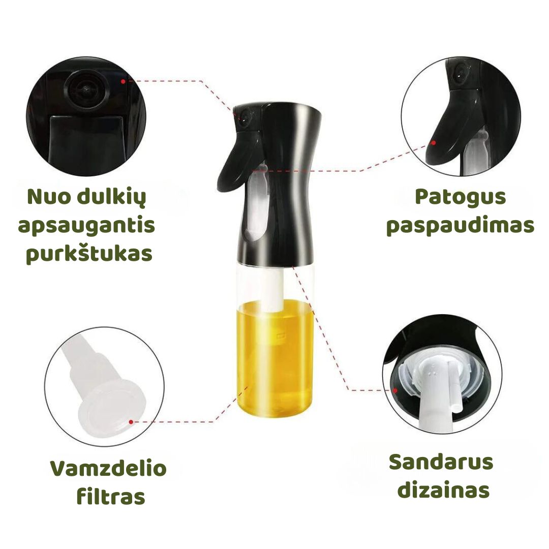 Aliejaus purškiklis: Sveikesnis maistas kasdien! - Originalu-pigu